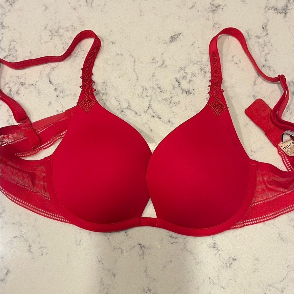 Simon Pérèle Red Lace Bra 32B
